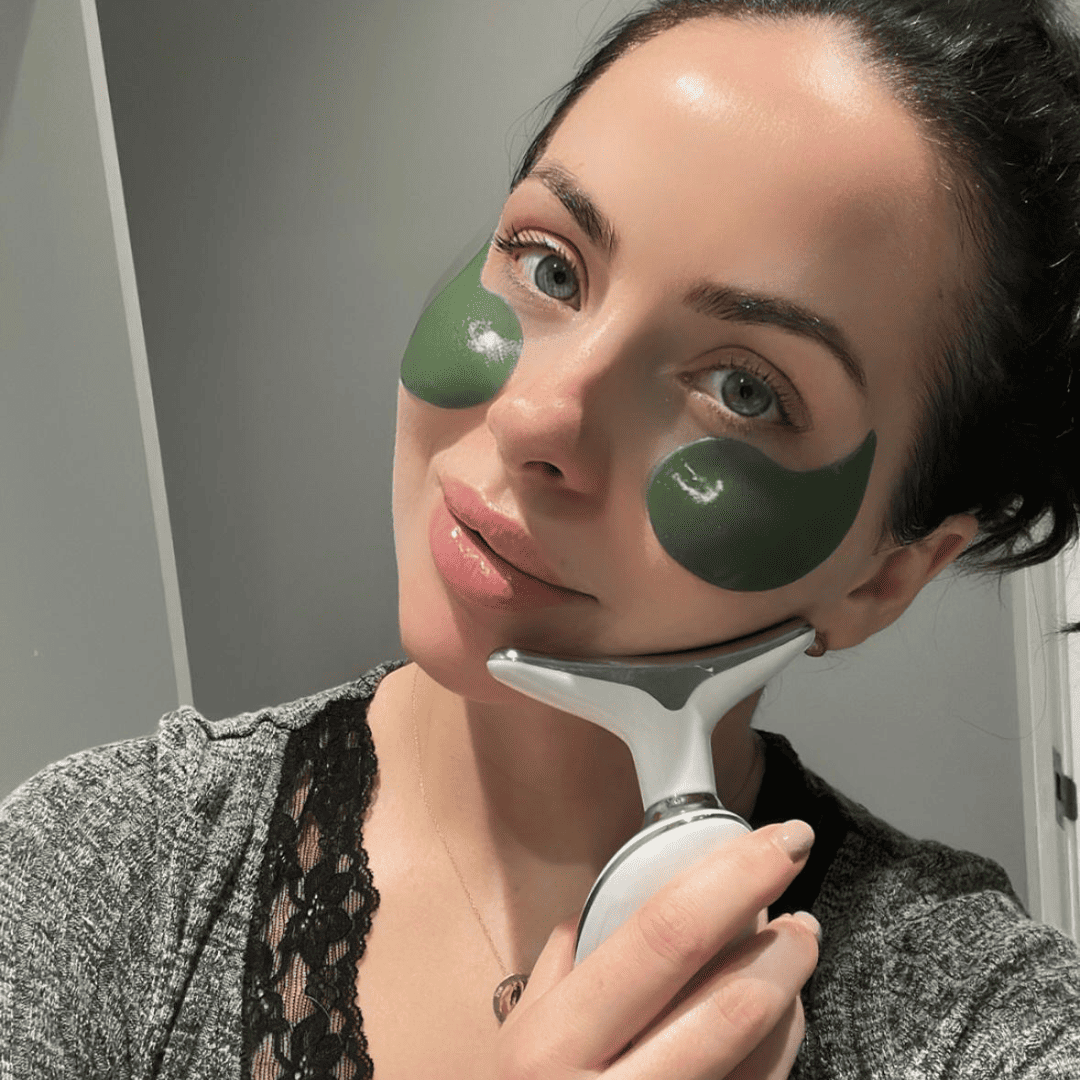 GlowSkin™ – Massageador Facial Rejuvenescedor com Luz de LED